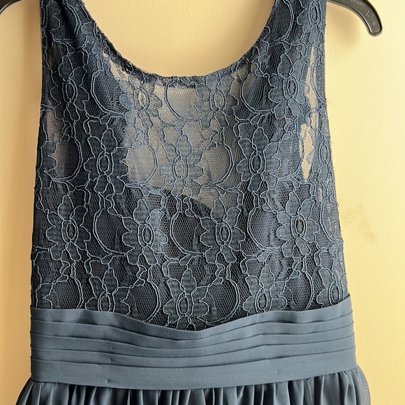 Navy Blue Gown Dress - Picture 2 of 3